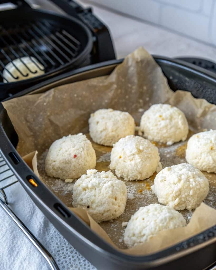Air Fry Cottage Cheese Chips – The Crispiest & Healthiest Snack You Need to Try 7 how to air fry cottage cheese chips preparation steps