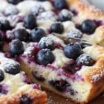 Blueberry Cottage Cheese Breakfast Bake: The Best High-Protein Morning Delight 9 blueberry cottage cheese breakfast bake in white baking dish