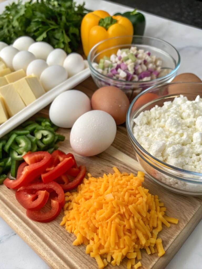 Cottage Cheese Egg Bake – The Best Easy Protein-Packed Breakfast 6 ingredients for cottage cheese egg bake