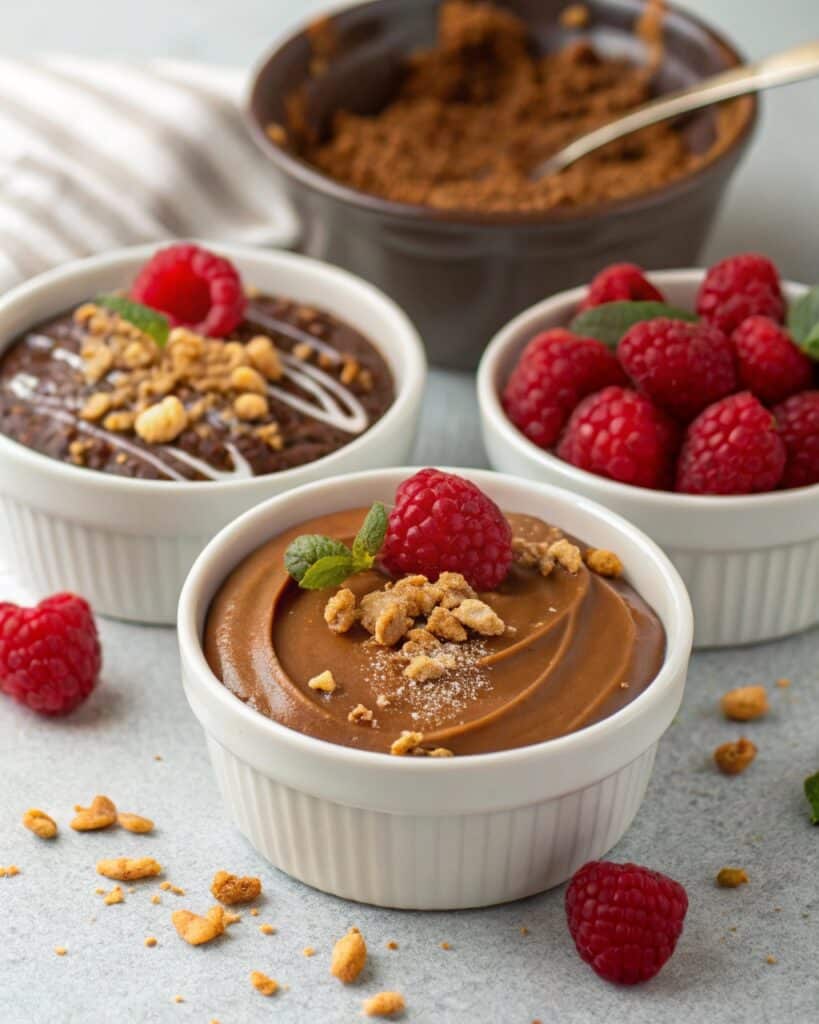 Cottage Cheese Chocolate Mousse: The Best Healthy Chocolate Dessert You’ll Ever Try 8 Cottage cheese chocolate mousse variations with toppings