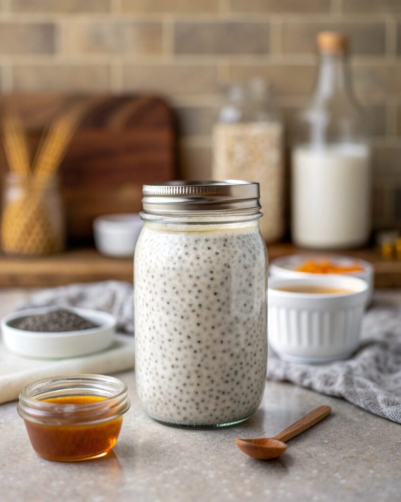 Cottage Cheese Chia Pudding – The Creamy, Protein-Packed Superfood You Need to Try 6 Mixing chia seeds into cottage cheese