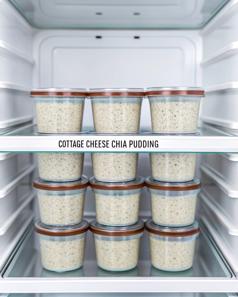 Cottage Cheese Chia Pudding – The Creamy, Protein-Packed Superfood You Need to Try 8 Cottage cheese chia pudding meal prep jars
