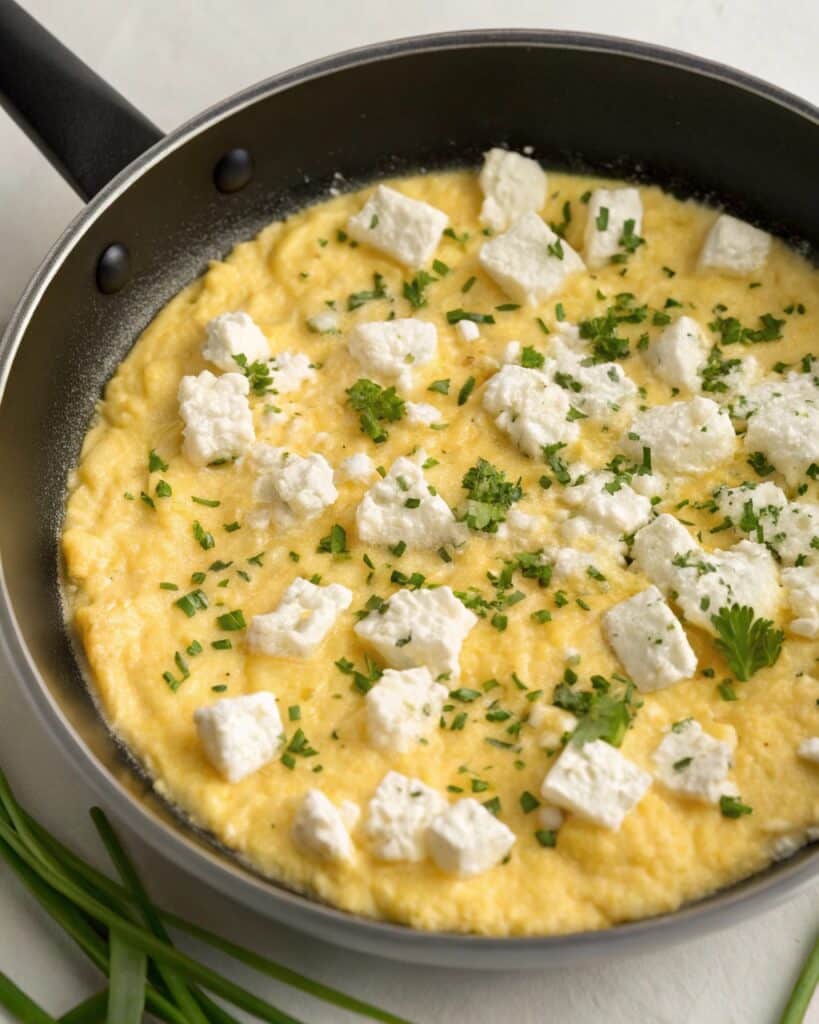 Deviled Eggs Cottage Cheese: The Best High-Protein Twist on a Classic Favorite 6 Scrambled eggs cooked with cottage cheese and herbs