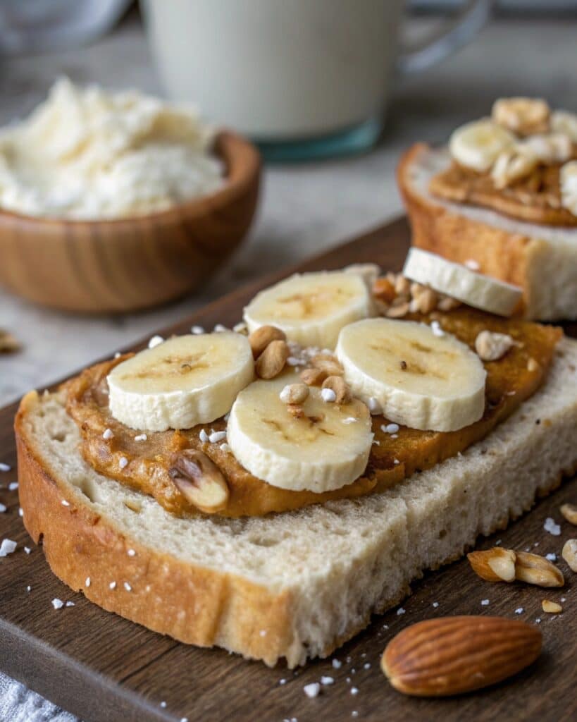 Flourless Cottage Cheese Bread: The Ultimate Guilt-Free Delight 6 Sweet flourless cottage cheese bread with banana and nut butter