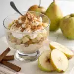 Spiced Pear Cottage Cheese Parfait
