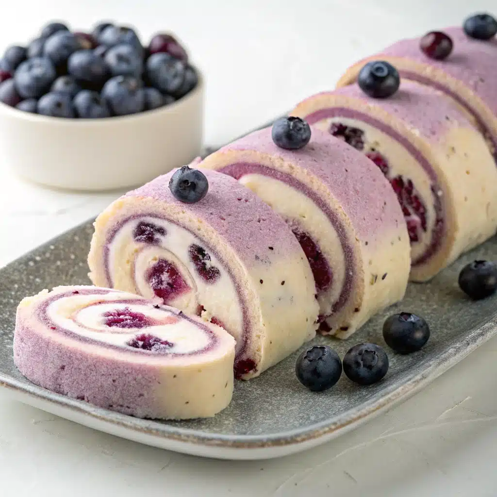 Blueberry Cheesecake Rolls