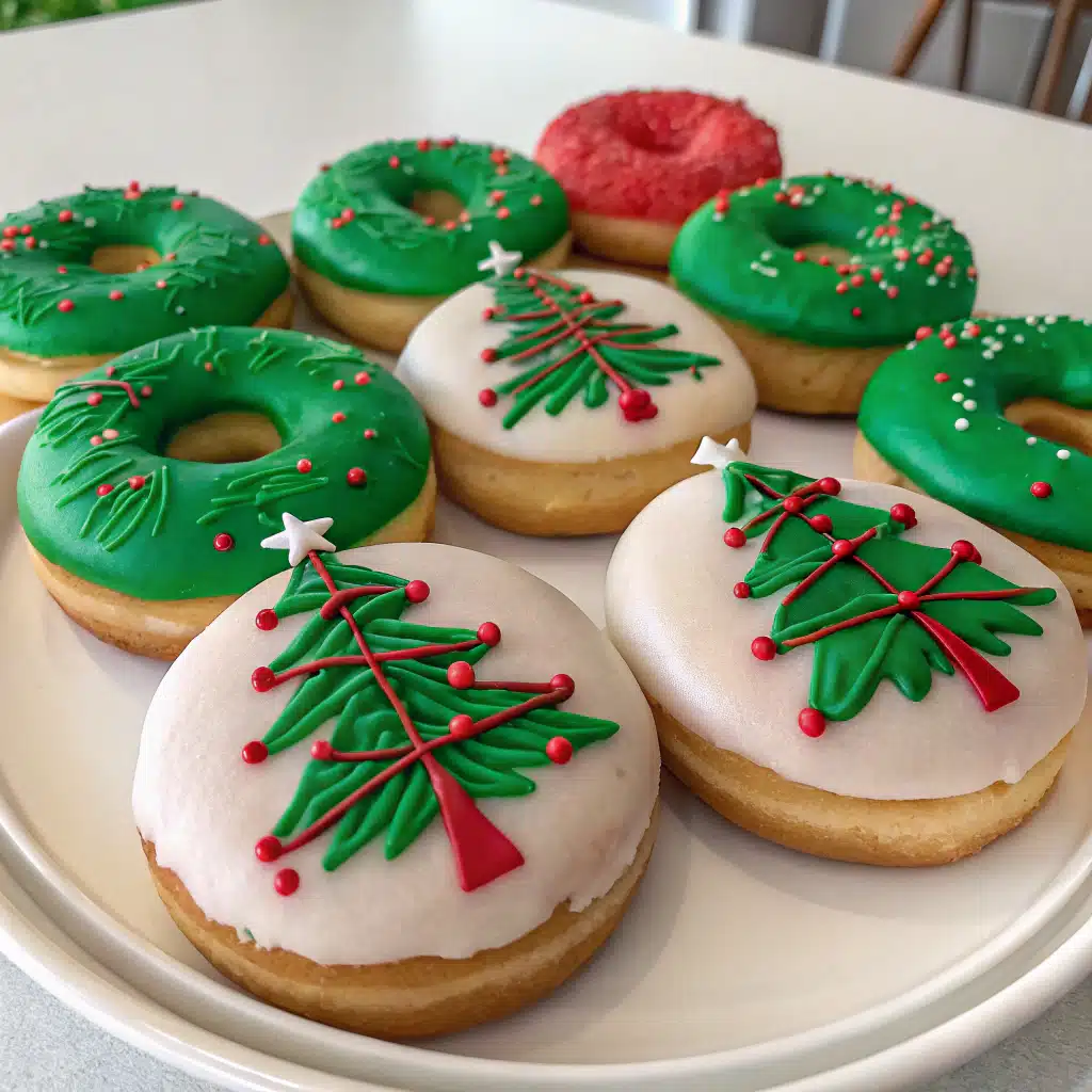 Holiday Donut Christmas Trees