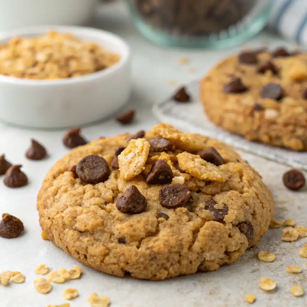 Rice Krispie Protein Cookie