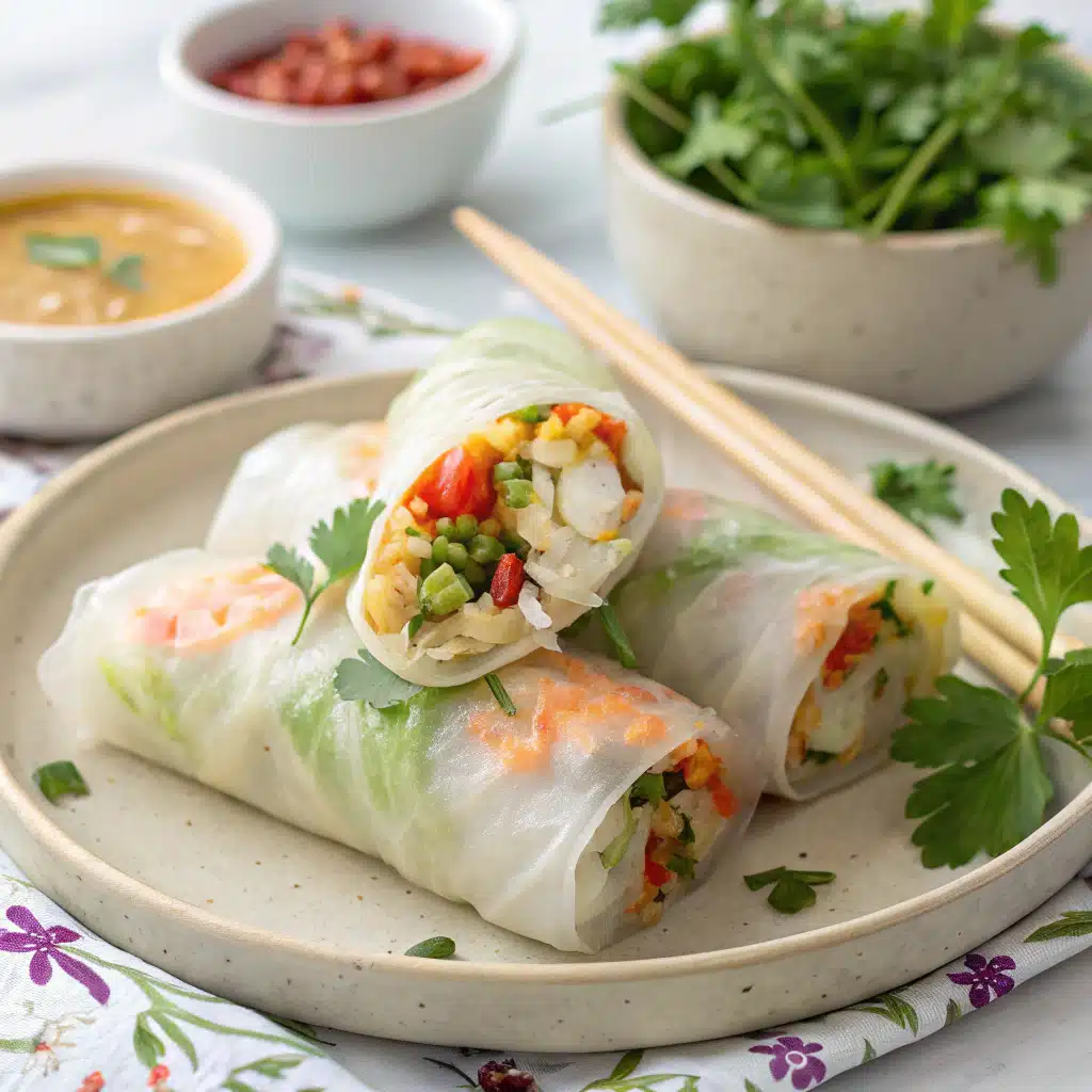 Taste Air Fryer Rice Paper Noodle Rolls