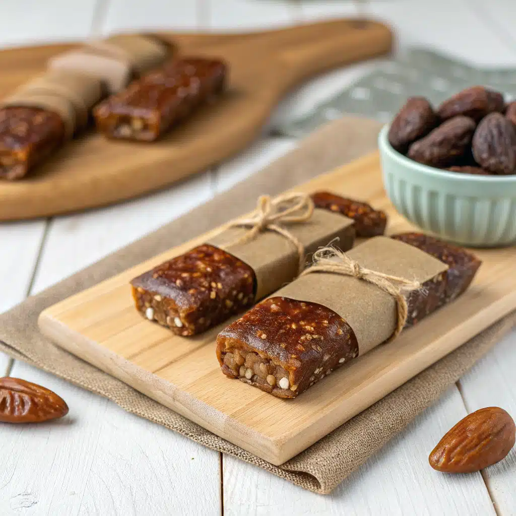 Healthy Date Candy Bars (Vegan + Paleo)