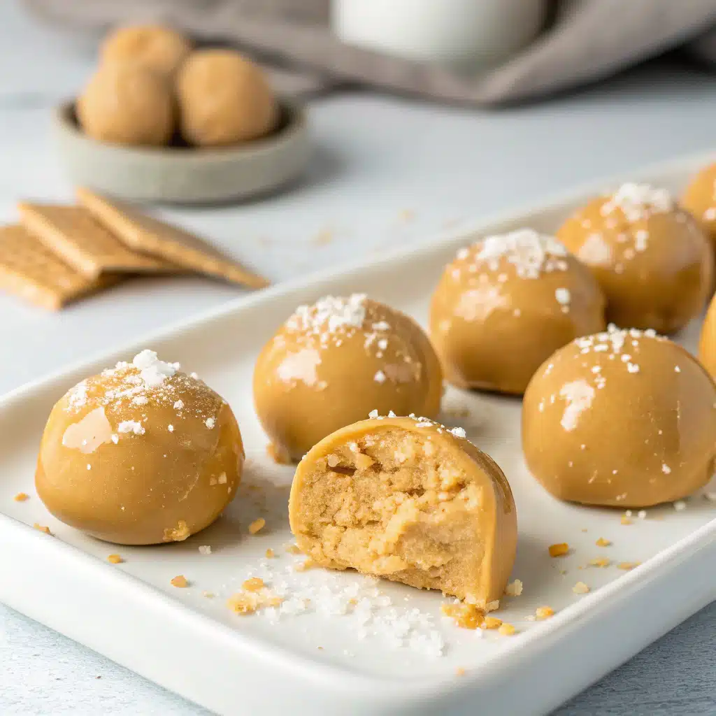 Keto Salted Caramel Cheesecake Protein Powder Balls