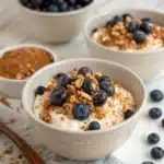 Baked Blueberry Cottage Cheese Breakfast Bowls