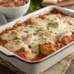 Dump-and-Bake Chicken Parmesan Casserole