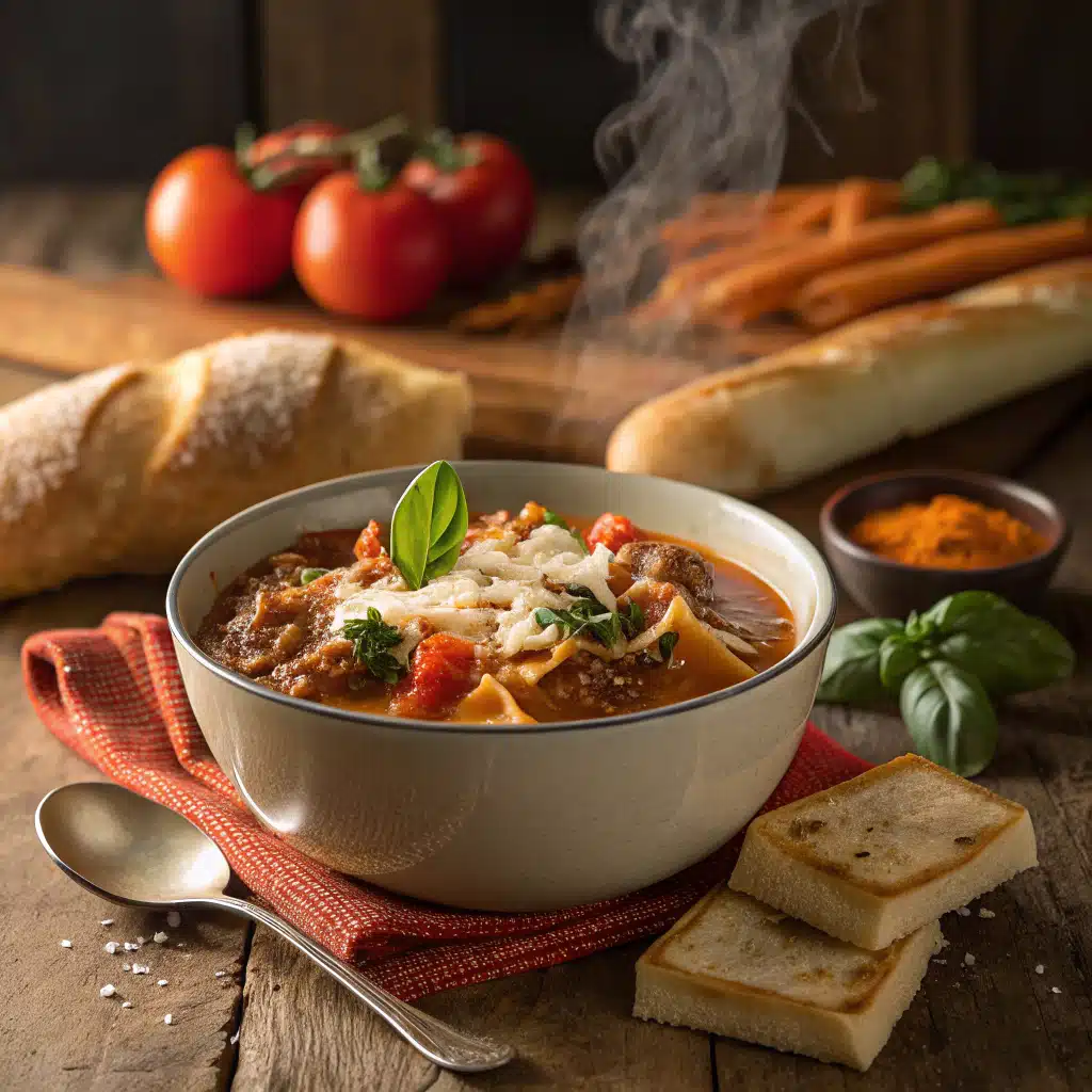 Lasagna Soup recipe